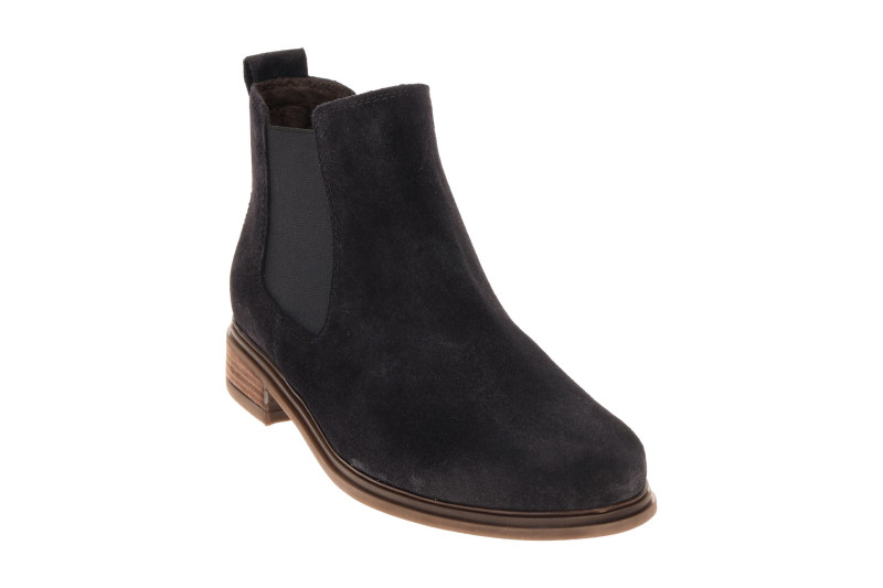 Gabor Stiefelette blau Velour 8040.03.005
