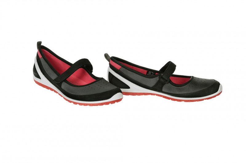 Ecco Biom Lite 1.2 Ballerina - schwarz grau - Mary Jane