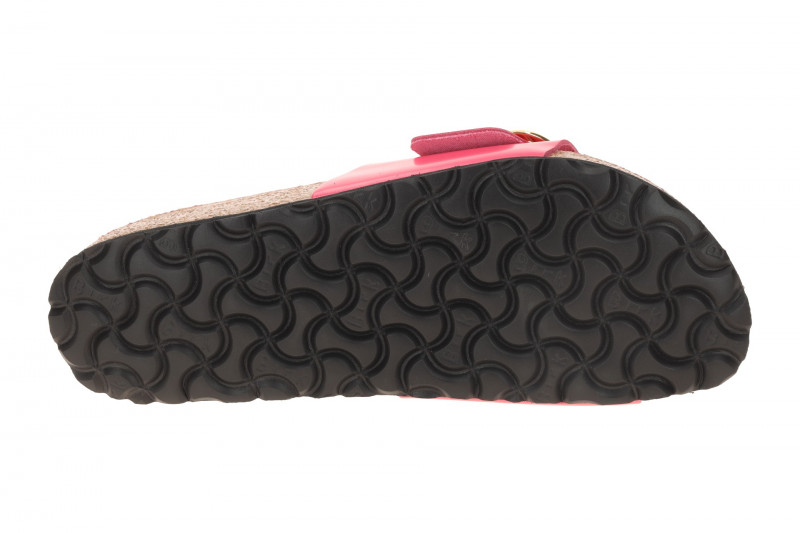 Birkenstock Madrid Big Buckle Pantolette pink Lack SCHMAL 1031844