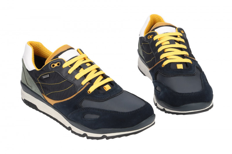 Geox Sandford Schuhe blau gelb U44S7A
