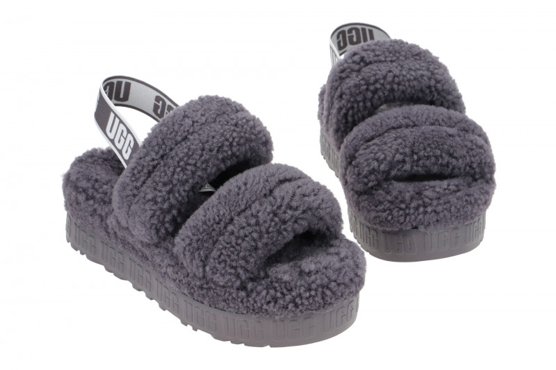 UGG Oh Fluffita Sandalen Hausschuhe grau shade 1120876