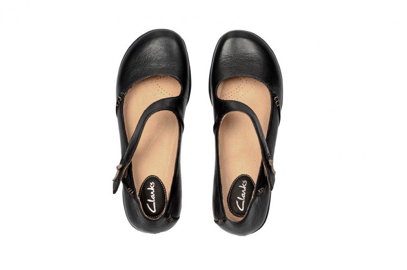 Clarks Felicia Plum Slipper schwarz