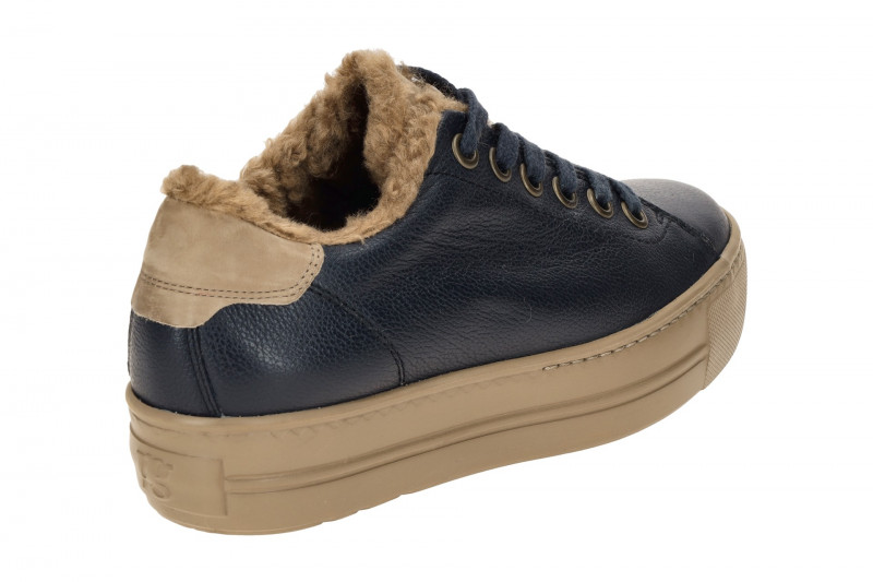 Paul Green Schuhe Sneaker blau braun Warmfutter 5171