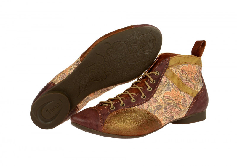 Think Guad Stiefelette braun rioja 288