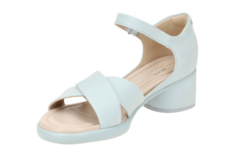 Ecco Sculpted Sandaletten Kreuzriemen blau Nubuck 222773