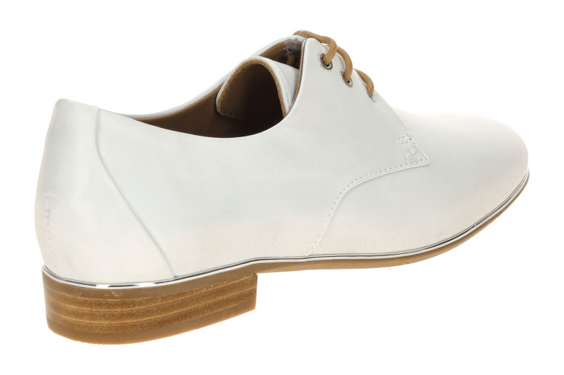 Everybody ALOE Schuhe weiß Glattleder silber Rahmen