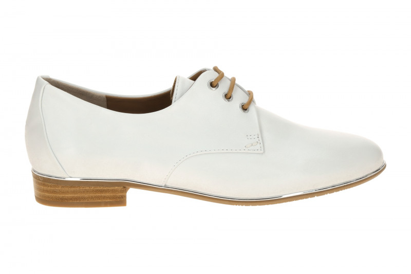 Everybody ALOE Schuhe weiß Glattleder silber Rahmen