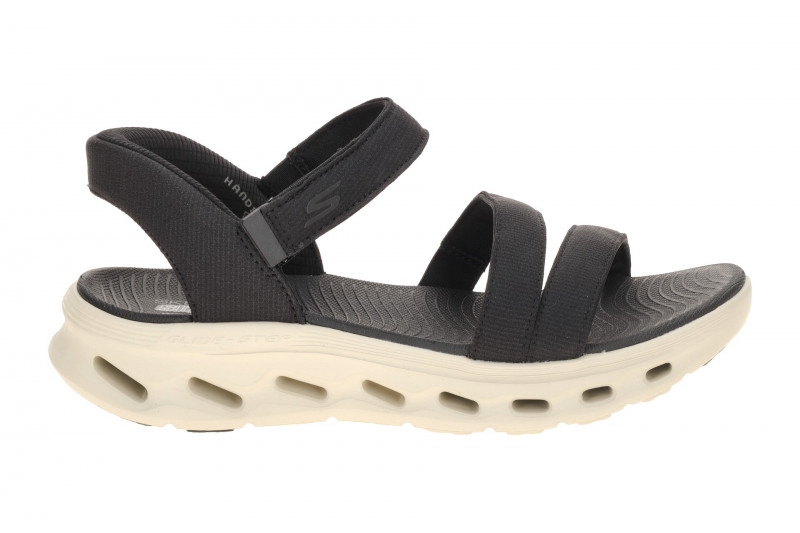 Skechers Sandalen Go Walk Gliede Step schwarz Slip-Ins 141269