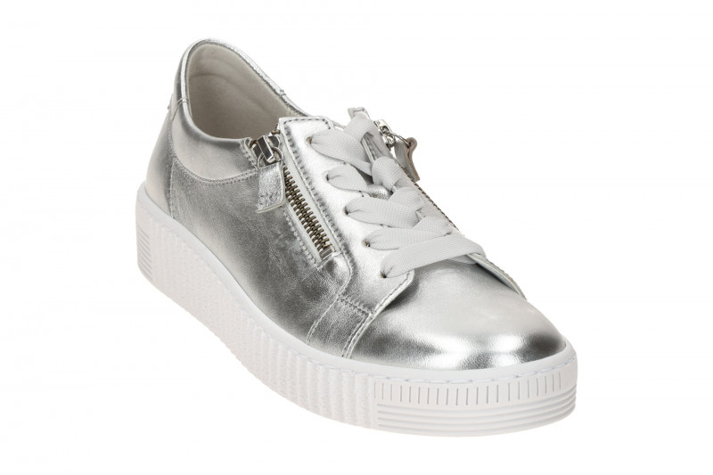 Gabor Schuhe silber metallic Sneakers 83.334.61