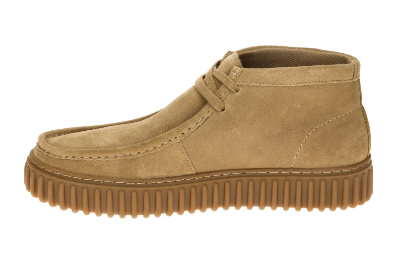 Clarks Torhill Hi Schuhe beige sand Velour 26173663