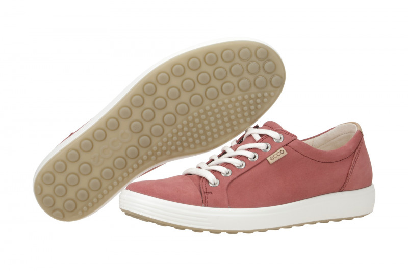 Ecco Soft 7 Schuhe rot Damen Sneakers 430003