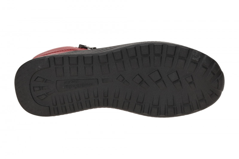 Waldläufer Alina Stiefelette rot rubin H-Weite dünn gefüttert 778807