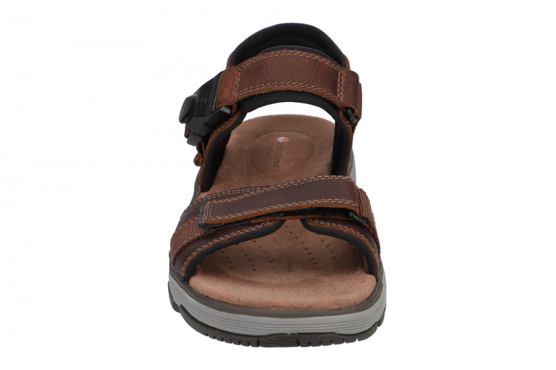 Clarks UnTrekPart Herren Sandale braun