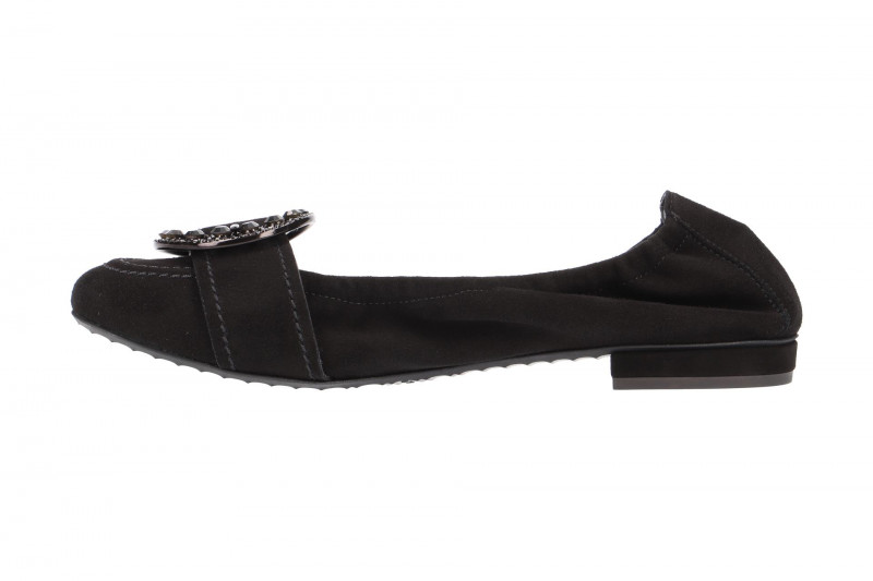 K&S Malu Ballerinas schwarz Crystal 10290