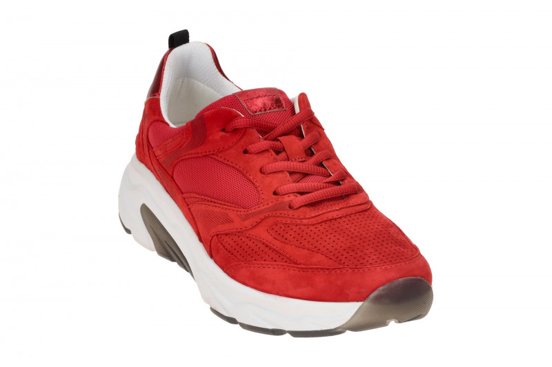 Gabor RollingSoft Schuhe rot fire Velour 66.936.38