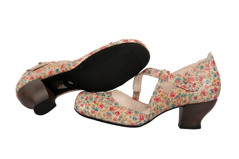 Tiggers Ginger Pumps flower beige