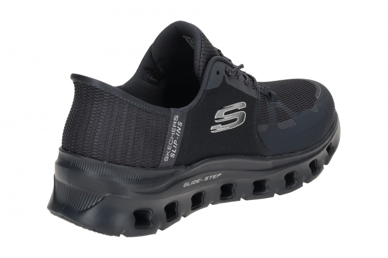 Skechers Glide Step Schuhe blau navy Damen SLIP-INS 150420