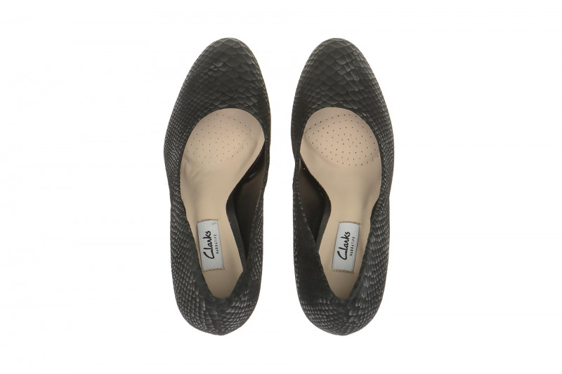 Clarks Pumps Crisp Kendra schwarz snake