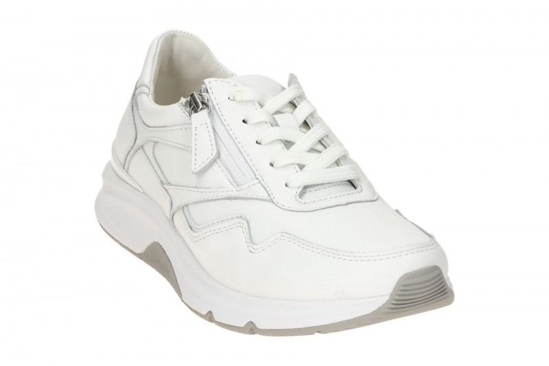 Gabor RollingSoft Schuhe weiß Glattleder 86.896.51