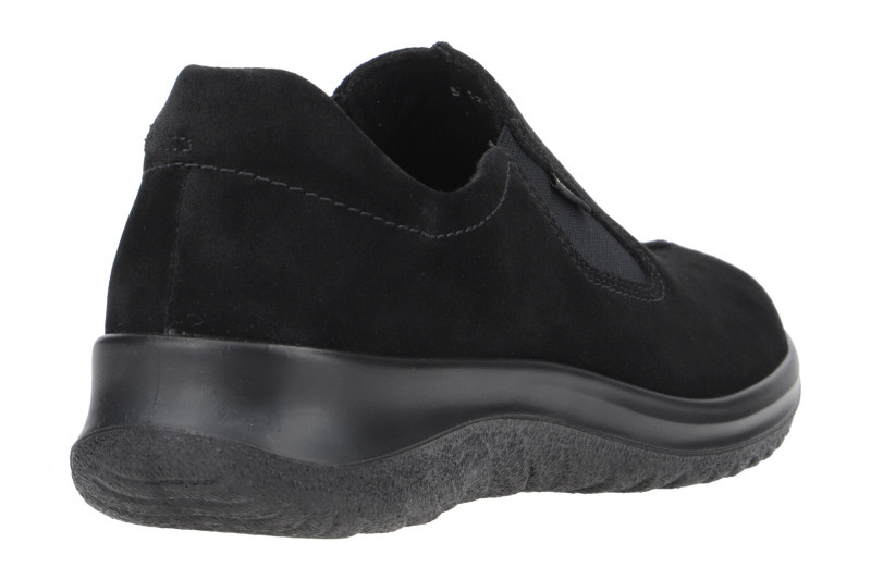 Legero Softboot Schuhe Slipper schwarz Velour Gore-Tex