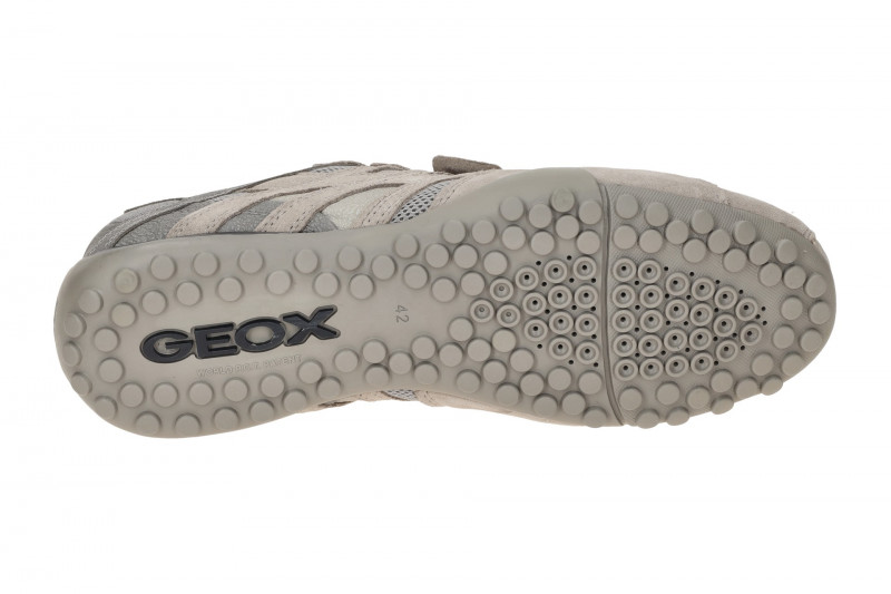 Geox Snake Slipper Schuhe hellgrau rock U4507B