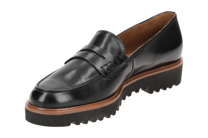 Paul Green Schuhe Slipper schwarz Kalb 2694