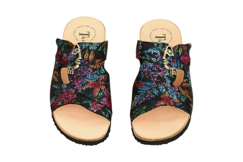 Think Mizzi Pantolette schwarz multi 1-81352-03