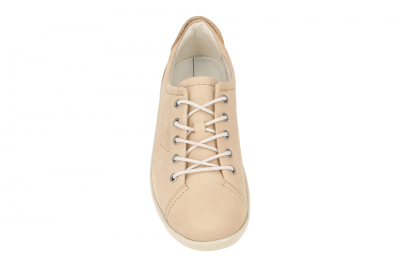 Ecco Soft 2 Schuhe beige powder Damen Schnürer