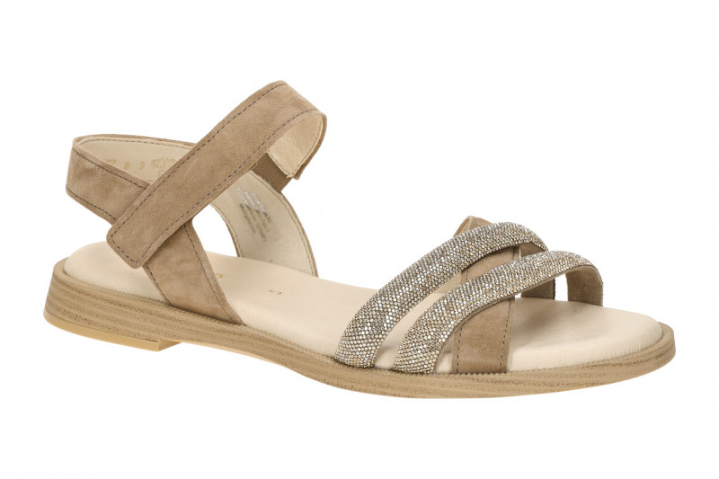 Gabor Fashion Sandale sand beige Strass 85.501.14