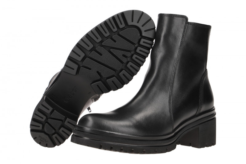 Gabor Stiefelette schwarz Glattleder 71.700.27