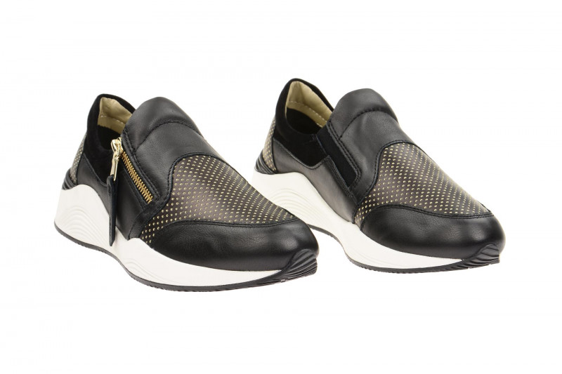 Geox Omaya Schuhe schwarz gold