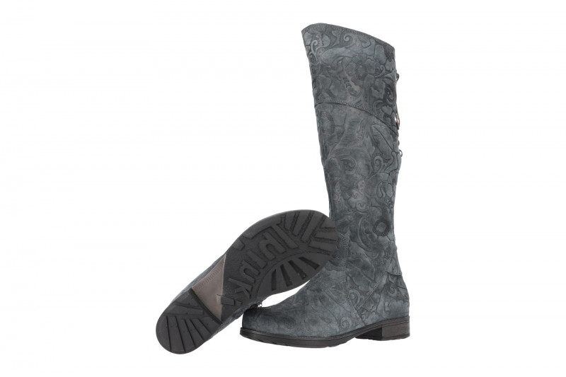 Think Denk Schaft-Stiefel grau romantic