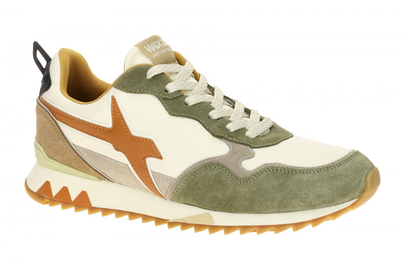 W6YZ Jet Sneakers Schuhe grün weiß Herren
