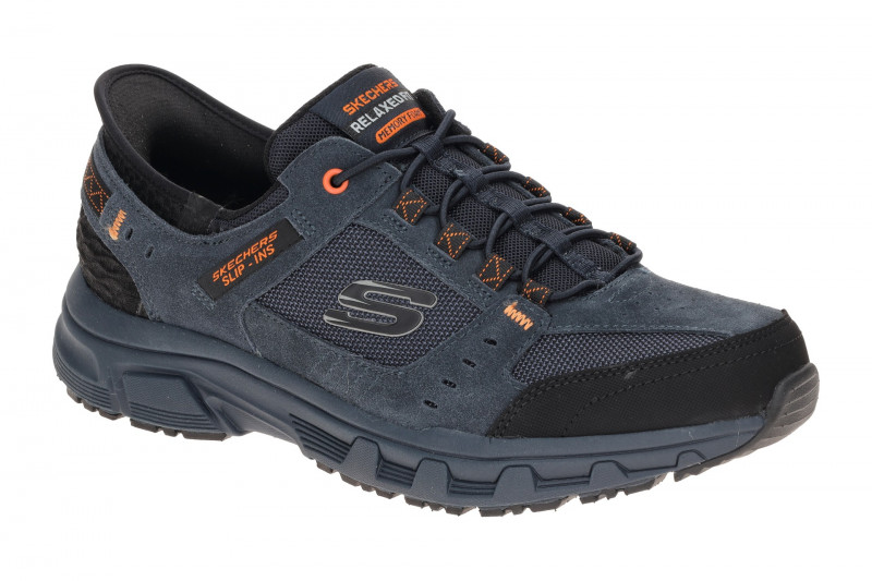 Skechers Oak Canyon Schuhe Slipper blau Slip-Ins 237450