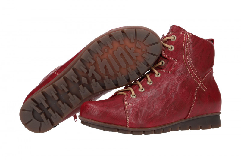 Think Menscha Stiefel dunkel-rot