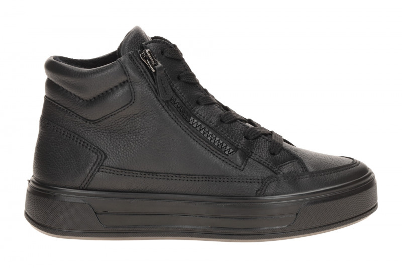 ARA Canberra Mid Sneaker Schuhe schwarz H-Weite Plateau 12-23008