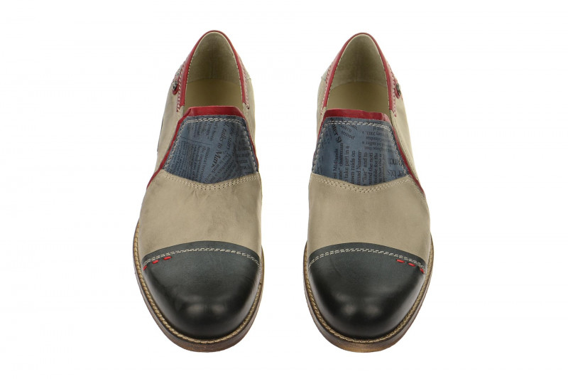 Bello HE117 Slipper blau beige