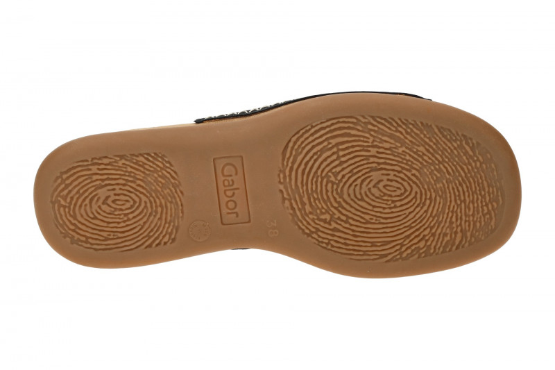 Gabor Pantolette blau Nubuck 03.705.16