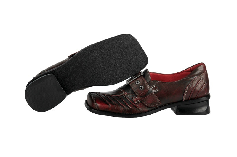 Tiggers Yvonne 3 karree Pumps TC-12264 bordo rot