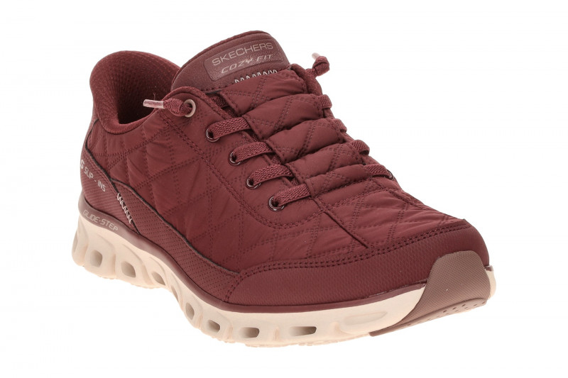 Skechers Glide Step Schuhe rot Slip-Ins 104556
