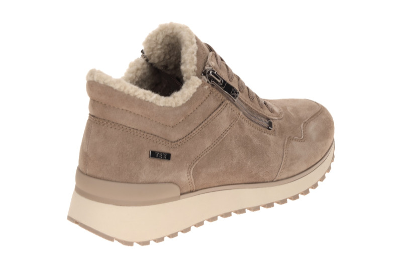 Caprice Schuhe Mid Sneaker taupe braun Warmfutter TEX 26201