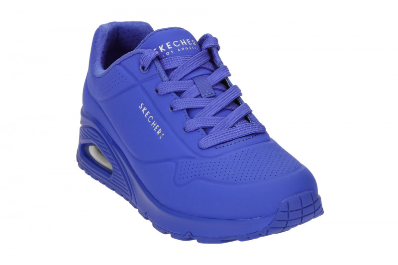 Skechers Uno Schuhe blau royal Damen Sneakers 73690