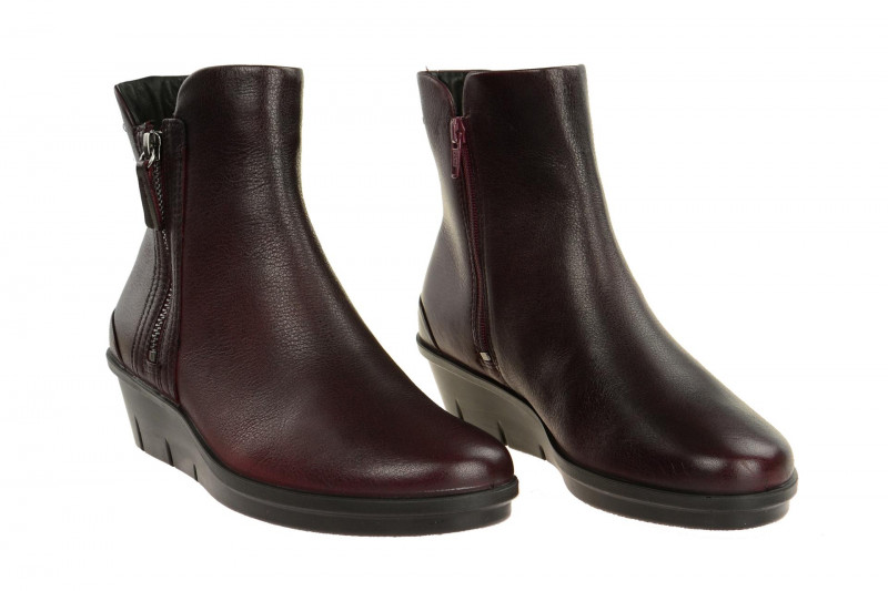 Ecco Skyler Stiefelette dunkel-rot bordo
