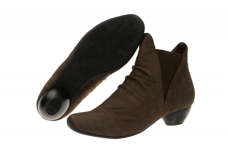 Think Aida Stiefelette dunkelbraun Nubuck