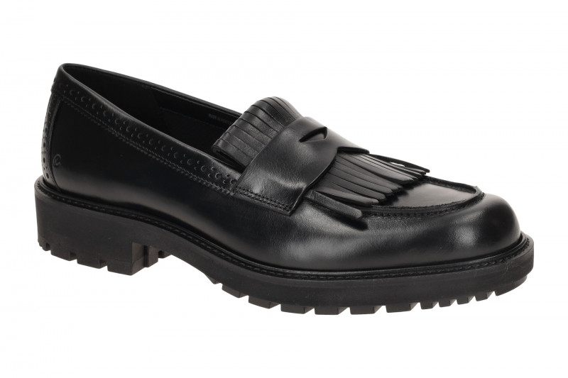 Ecco Metropole Oslo Slipper Schuhe schwarz Loafer 232853