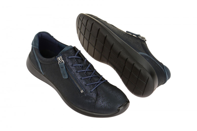 Ecco Soft 5 Schuhe dunkelblau Damen Sneaker