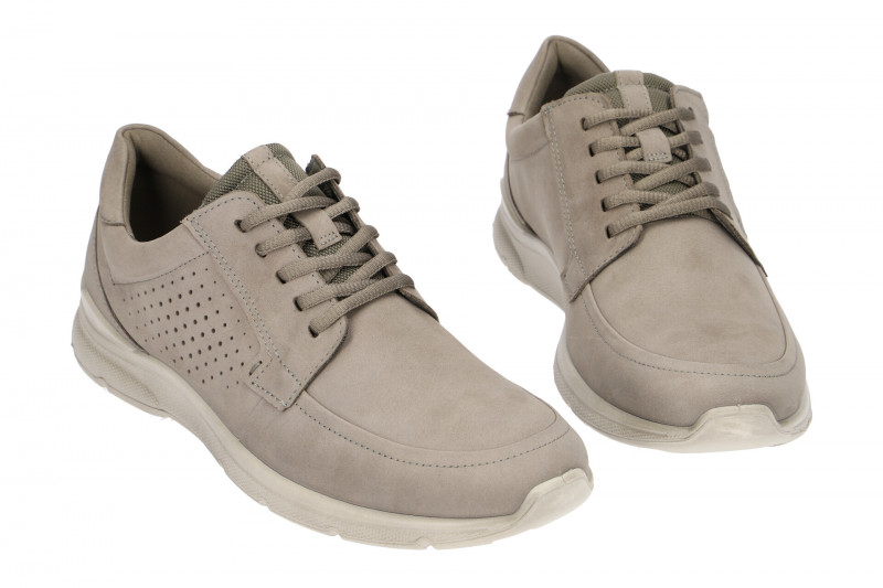 Ecco Irving Herren Schnür Schuhe grau