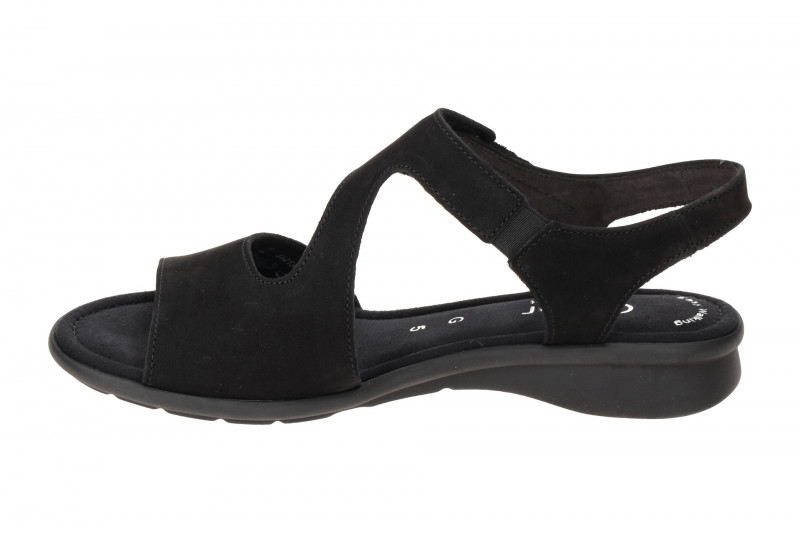 Gabor comfort Sandale schwarz Nubuck 66.063.47