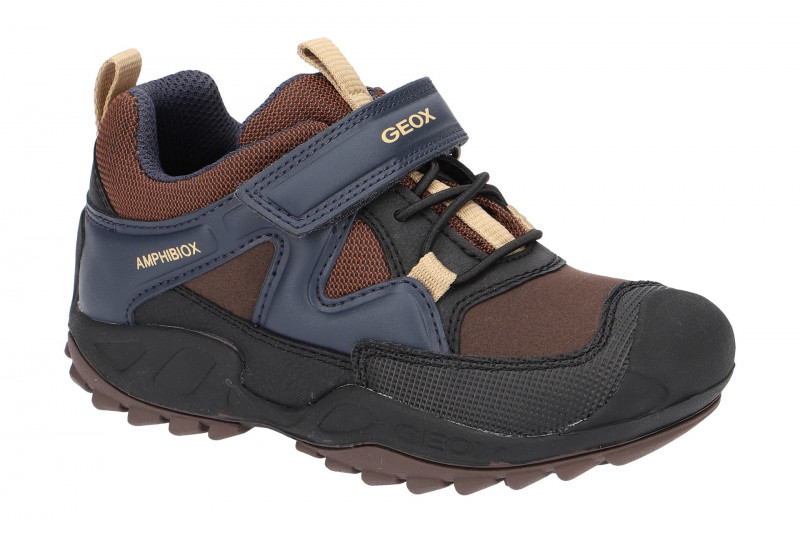Geox Savage Kinderschuhe braun blau Wasserdicht