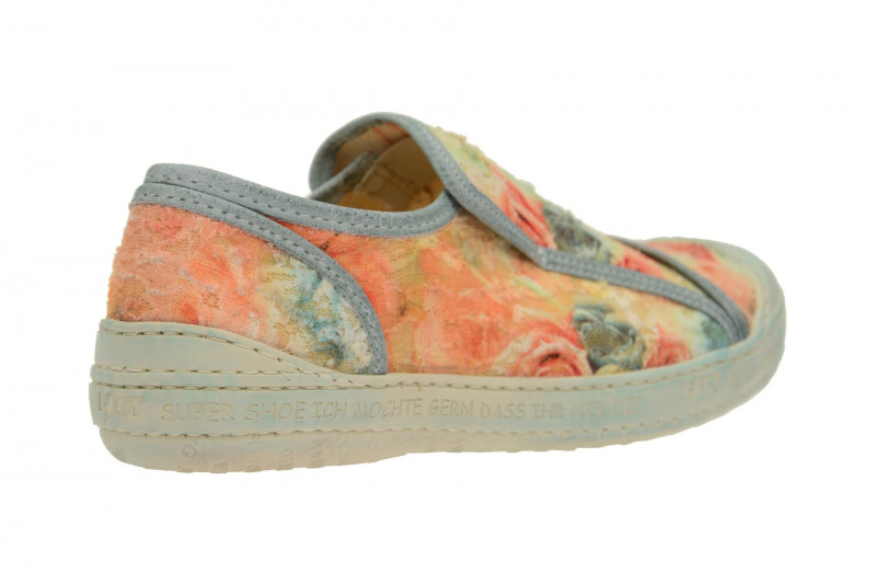 Eject Dass Slipper orange Blumen 16221/2